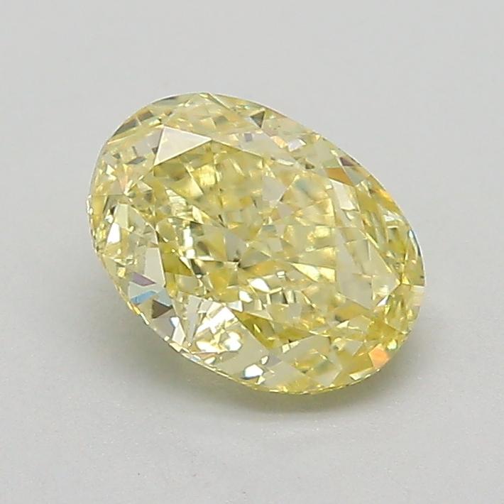 1.01 Ct. Fancy  Yellow Oval Lab Grown Diamond