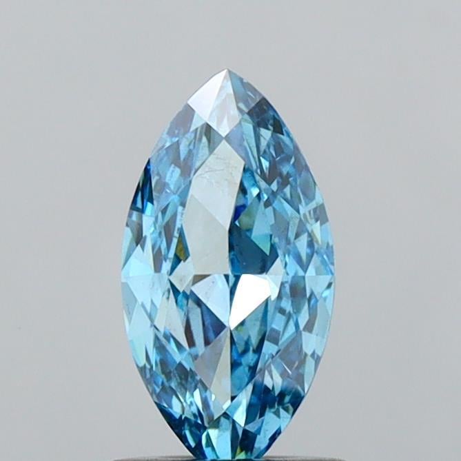 1.10 Ct. Fancy Vivid  Blue Marquise Lab Grown Diamond
