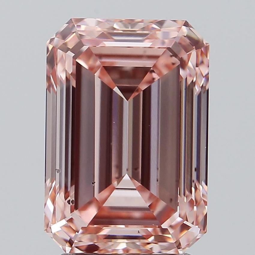 3.01 Ct. Fancy Intense  Pink Emerald Lab Grown Diamond