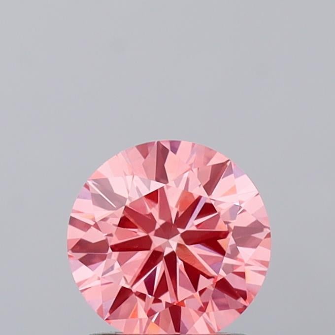 1.08 Ct. Fancy Vivid  Pink Round Lab Grown Diamond