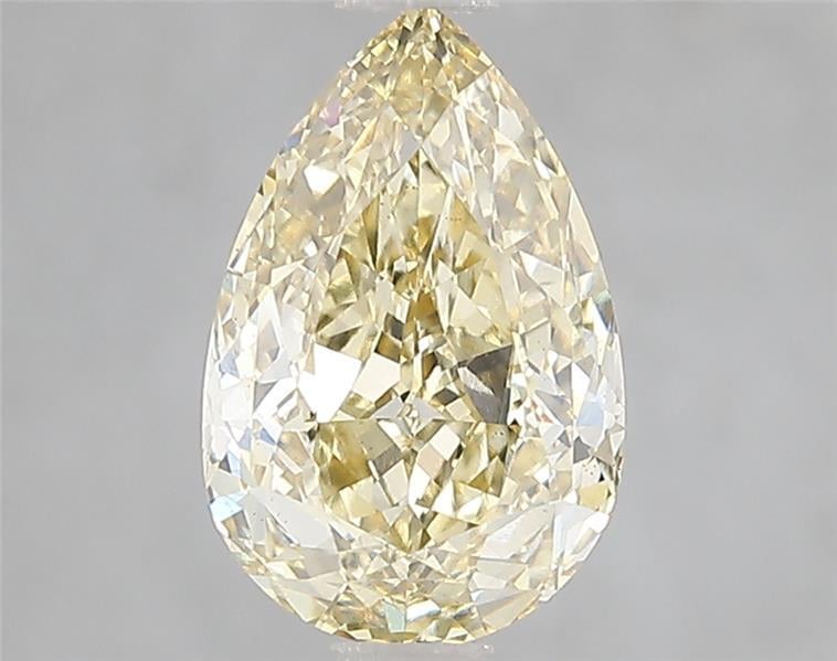 2.09 Ct. Fancy Yellow Pear Lab Grown Diamond