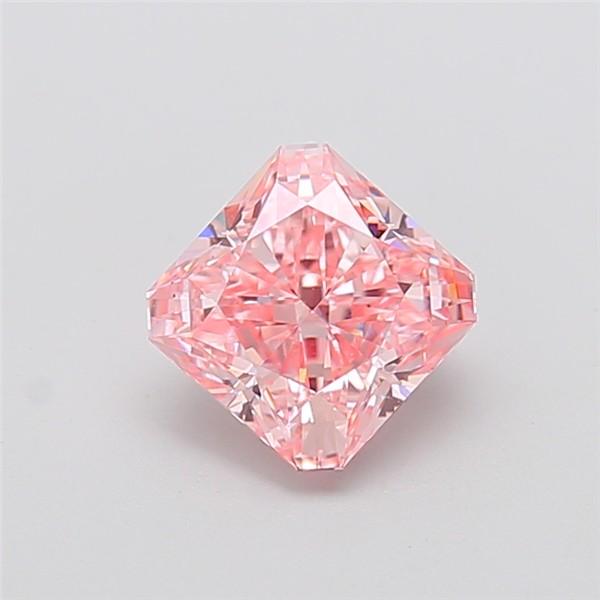 2.01 Ct. Fancy Vivid Pink Radiant Lab Grown Diamond