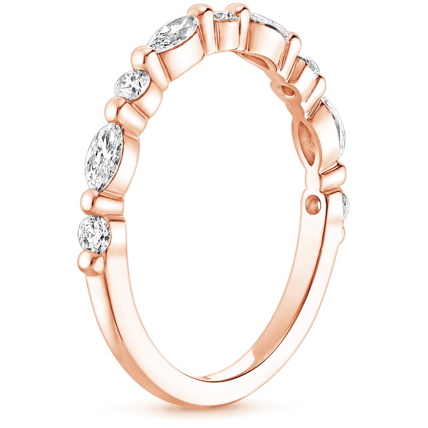 14K Rose Gold Versailles Diamond Ring (3/8 ct. tw.), large side view