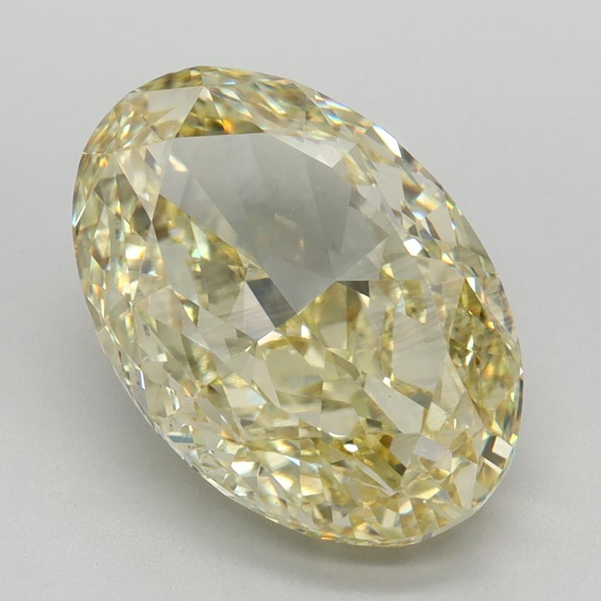 4.31 Ct. Fancy Intense Yellow Oval Lab Grown Diamond