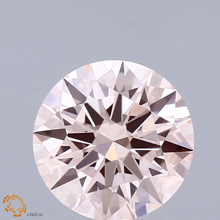 2.12 Ct. Fancy Intense Pink Round Lab Grown Diamond