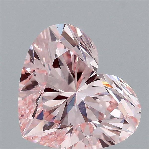 2.01 Ct. Fancy Pink Heart Lab Grown Diamond
