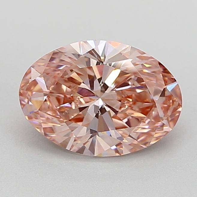 2.02 Ct. Fancy Vivid  Pink Oval Lab Grown Diamond