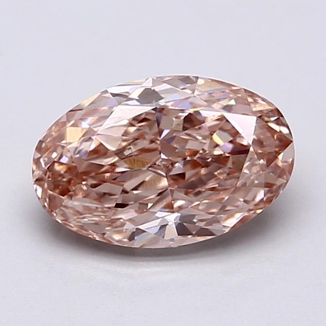 2.07 Ct. Fancy Vivid  Pink Oval Lab Grown Diamond