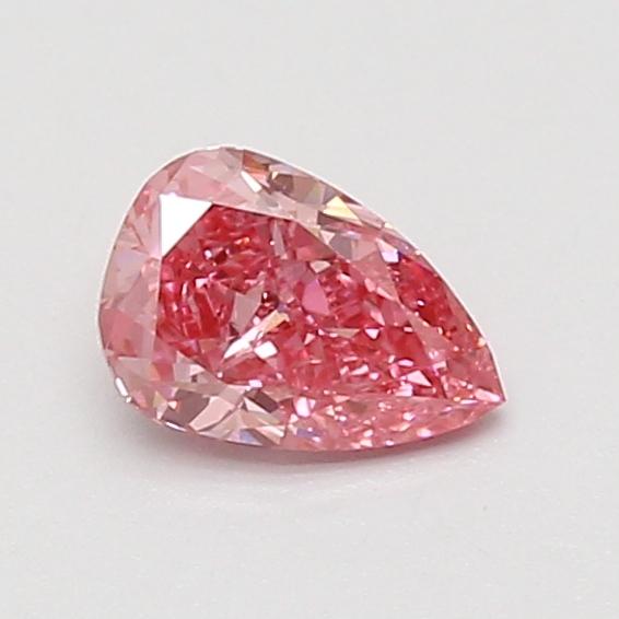 0.62 Ct. Fancy Vivid Pink Pear Lab Grown Diamond