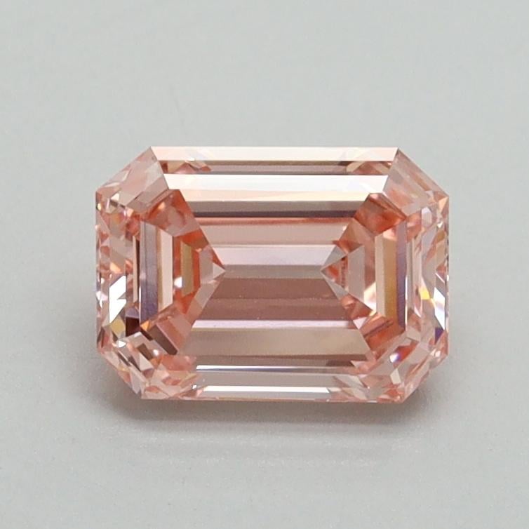 1.00 Ct. Fancy Vivid Pink Emerald Lab Grown Diamond