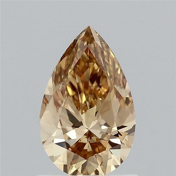 1.02 Ct. Fancy Intense  Yellow Pear Lab Grown Diamond