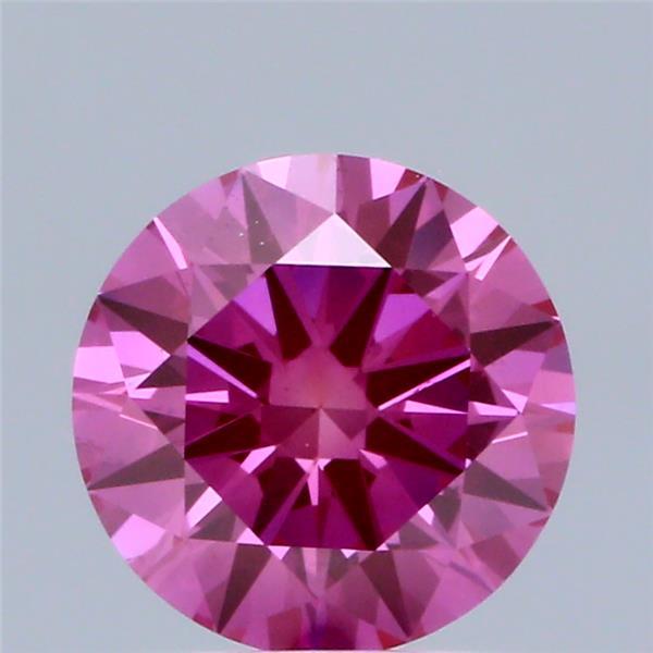 1.09 Ct. Fancy Vivid  Pink Round Lab Grown Diamond