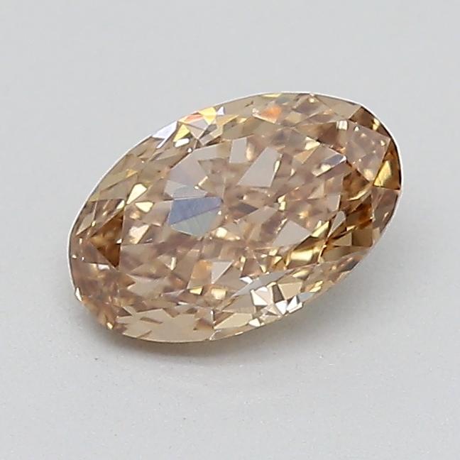 0.38 Ct. Light  Brown Oval Lab Grown Diamond