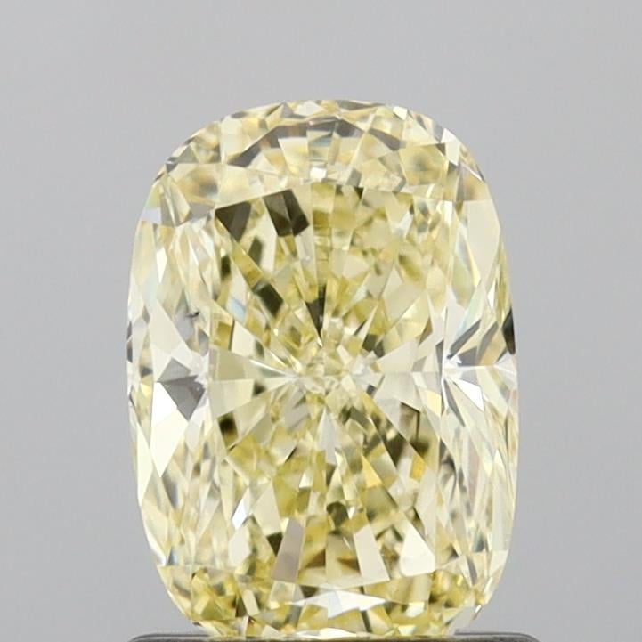 1.02 Ct. Fancy Yellow Cushion Lab Grown Diamond