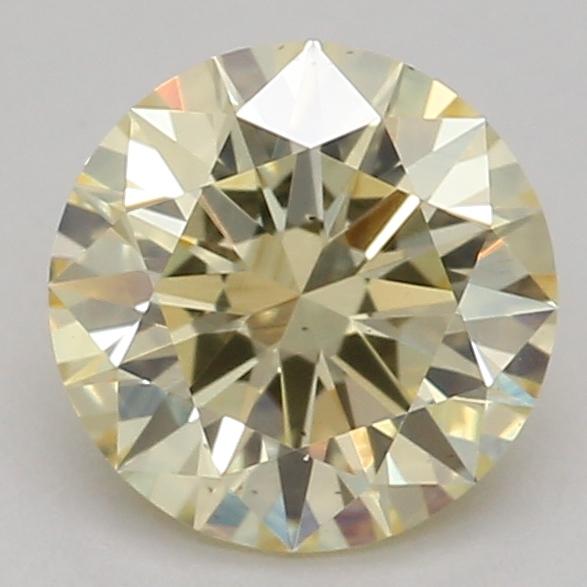0.73 Ct. Fancy Yellow Round Lab Grown Diamond