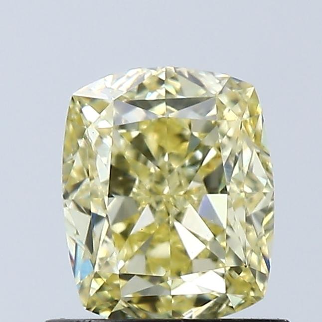1.04 Ct. Fancy Intense Yellow Cushion Lab Grown Diamond