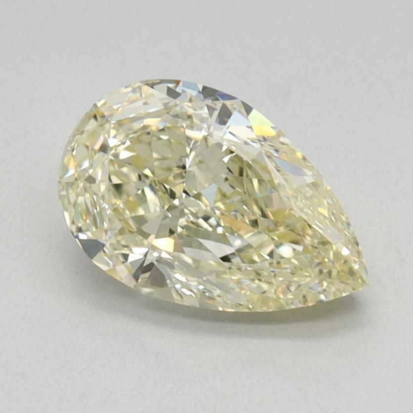 1.11 Ct. Fancy Light Yellow Pear Lab Grown Diamond
