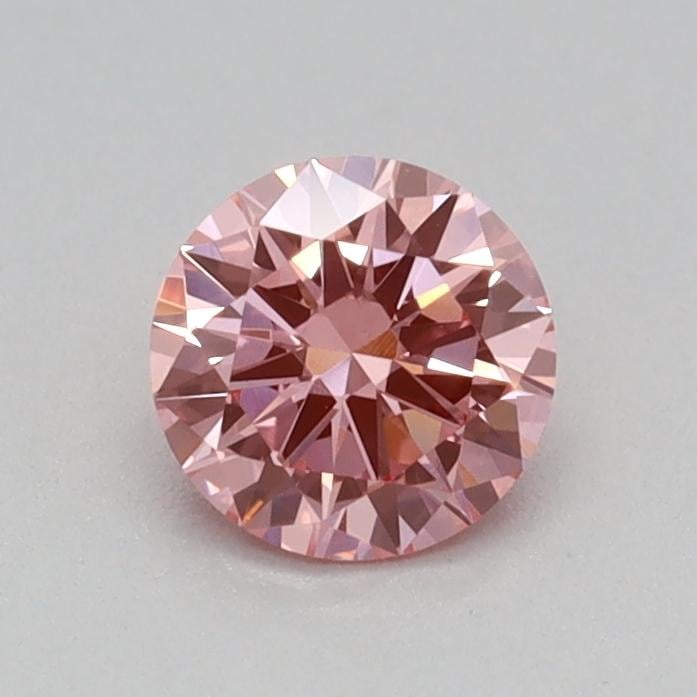 0.3 Ct. Fancy Vivid Pink Round Lab Grown Diamond