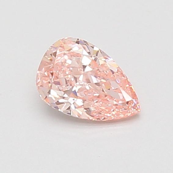 0.51 Ct. Fancy Vivid Pink Pear Lab Grown Diamond
