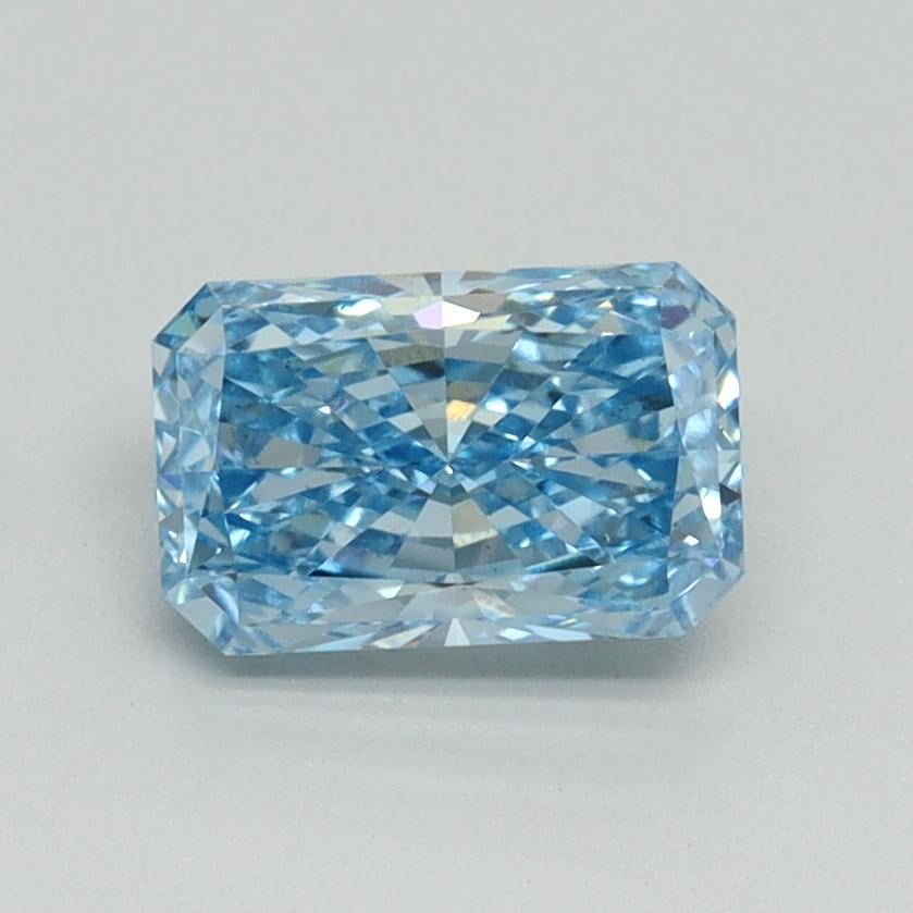 1.01 Ct. Fancy Vivid Blue Radiant Lab Grown Diamond