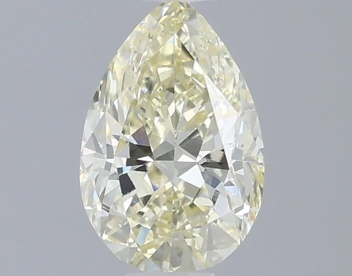 0.61 Ct. Fancy Light Yellow Pear Lab Grown Diamond