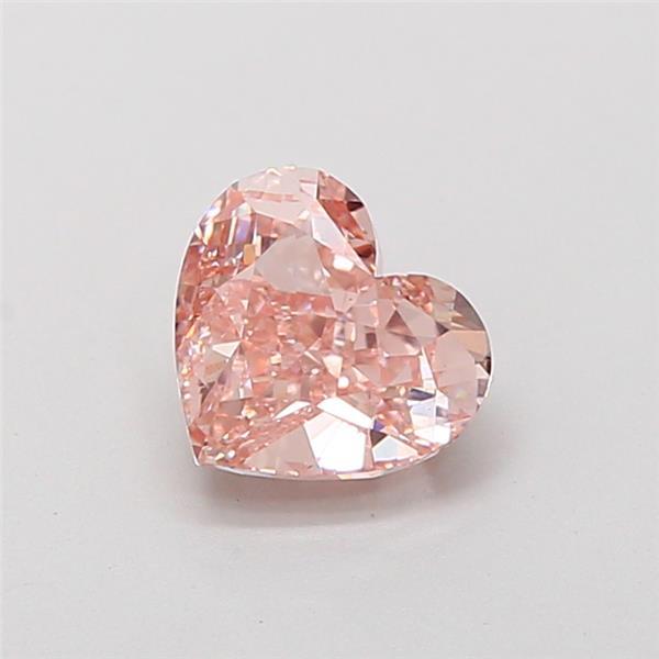 1.43 Ct. Fancy Intense Pink Heart Lab Grown Diamond