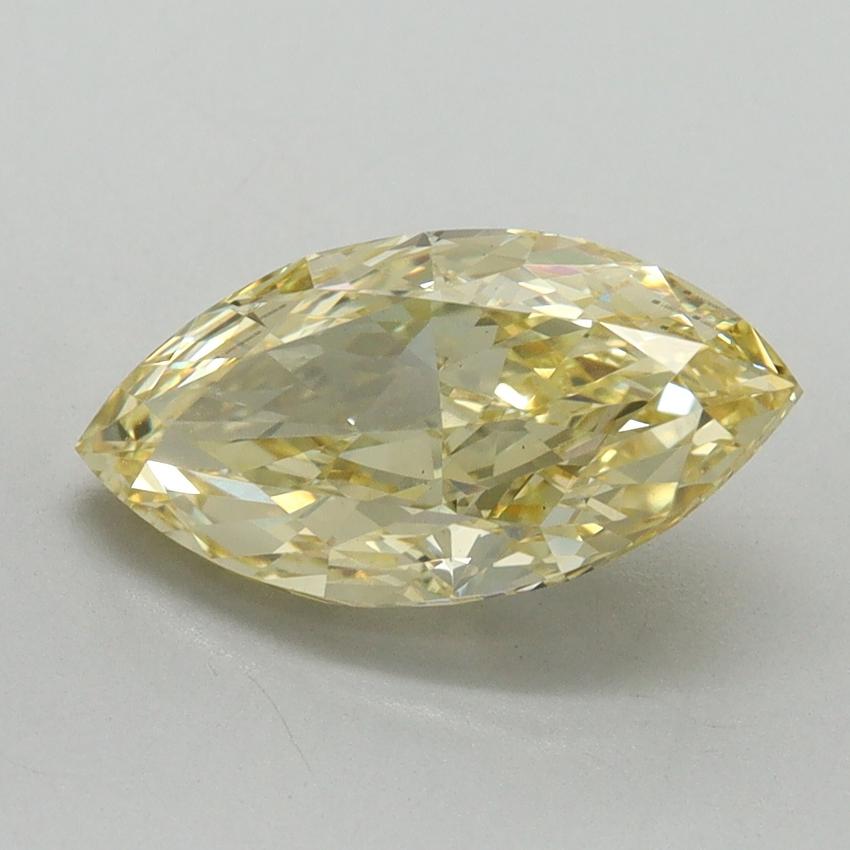 2.08 Ct. Fancy Vivid Yellow Marquise Lab Grown Diamond
