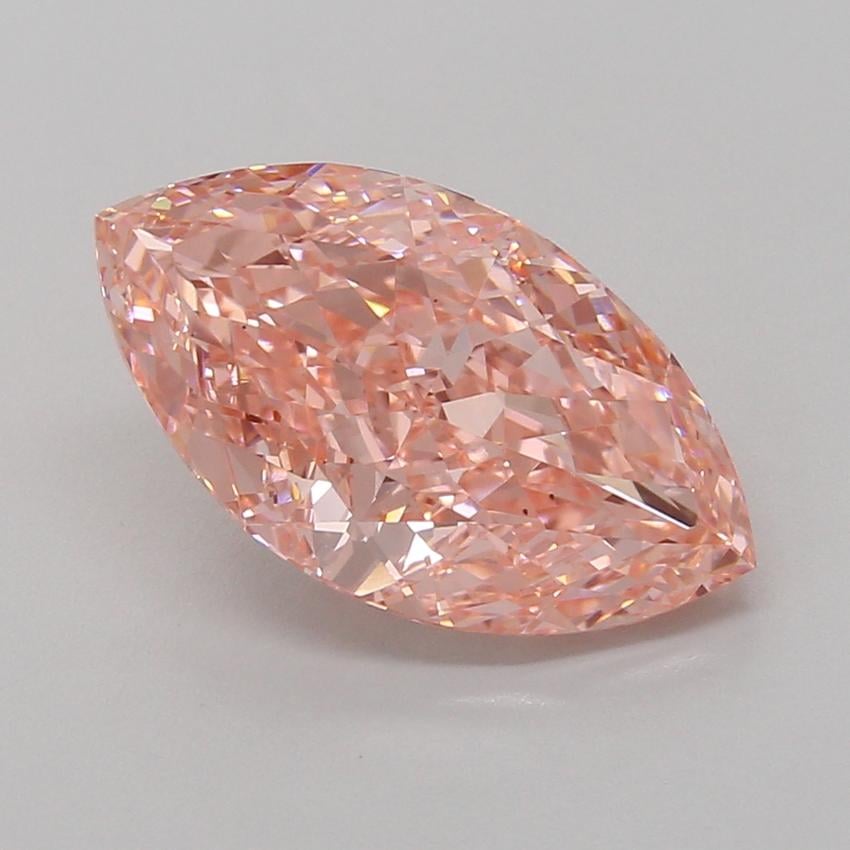 5.00 Ct. Fancy Vivid Pink Marquise Lab Grown Diamond