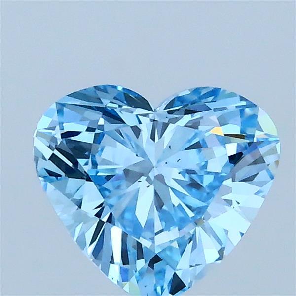 1.01 Ct. Fancy Vivid Blue Heart Lab Grown Diamond