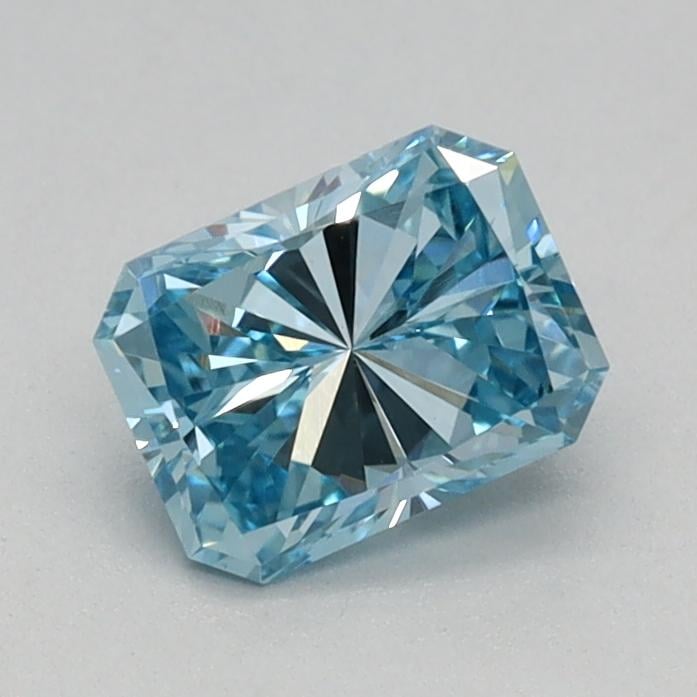0.59 Ct. Fancy Vivid Blue Radiant Lab Grown Diamond