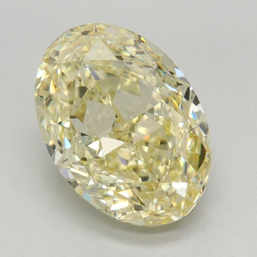 2.60 Ct. Fancy Intense Yellow Oval Lab Grown Diamond