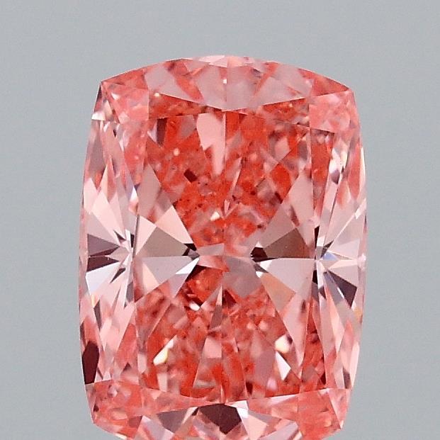 1.25 Ct. Fancy Vivid Pink Cushion Lab Grown Diamond