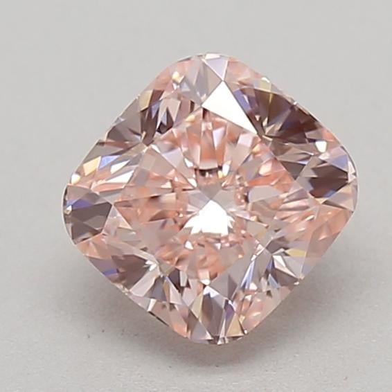0.73 Ct. Fancy Intense  Pink Cushion Lab Grown Diamond