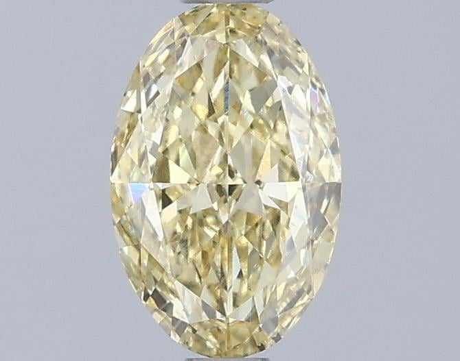 1.00 Ct. Fancy Yellow Oval Lab Grown Diamond