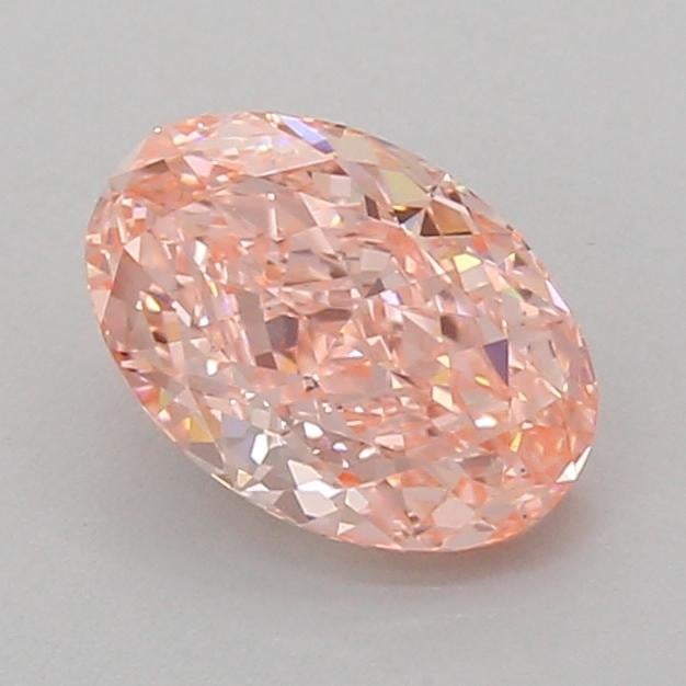 1.53 Ct. Fancy Vivid Pink Oval Lab Grown Diamond