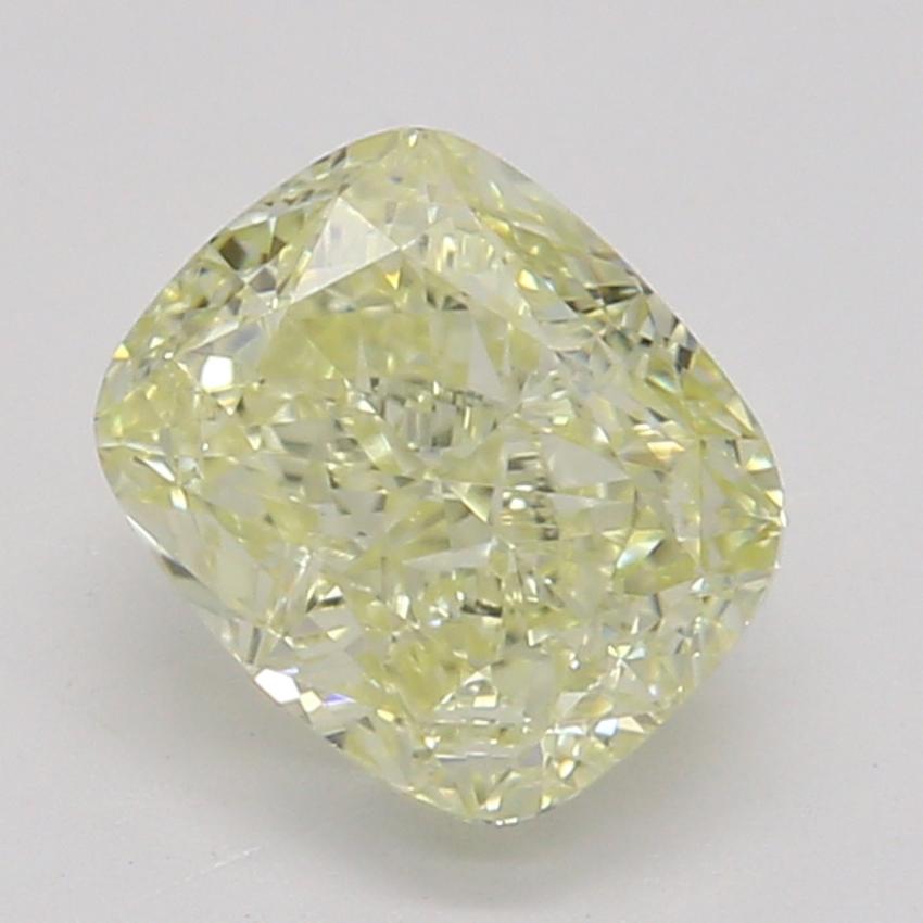 0.70 Ct. Fancy Light Yellow Cushion Diamond