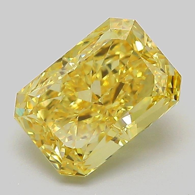 2.11 Ct. Fancy Vivid Yellow Radiant Lab Grown Diamond