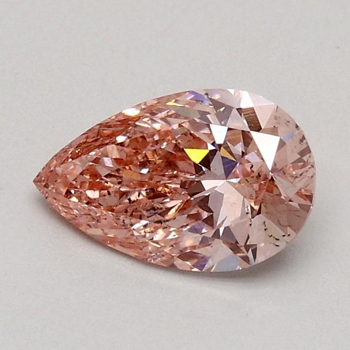 0.53 Ct. Fancy Intense Pink Pear Lab Grown Diamond