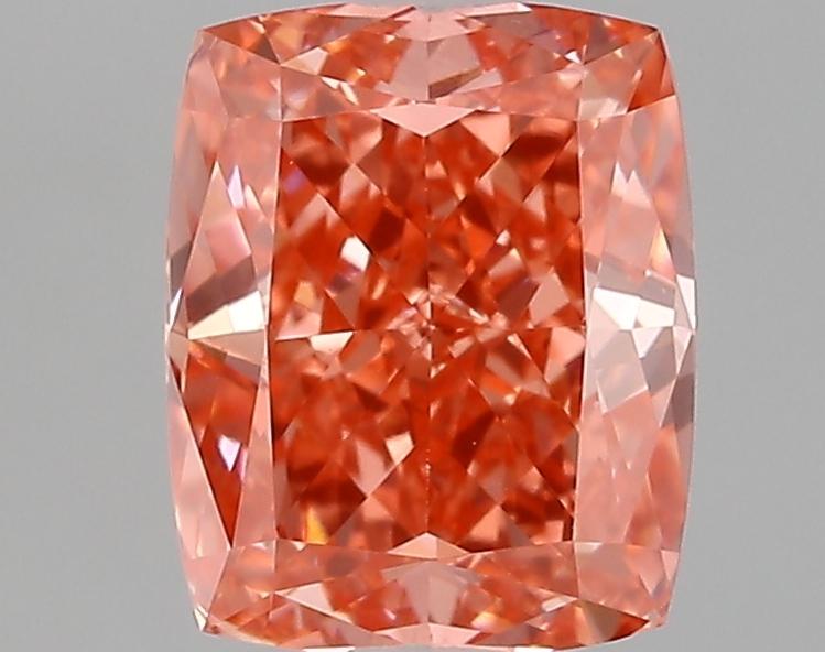 1.64 Ct. Fancy Vivid Pink Cushion Lab Grown Diamond