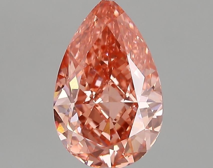 2.25 Ct. Fancy Pink Pear Lab Grown Diamond