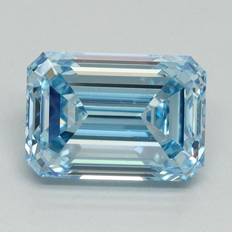 1.70 Ct. Fancy Intense Blue Emerald Lab Grown Diamond