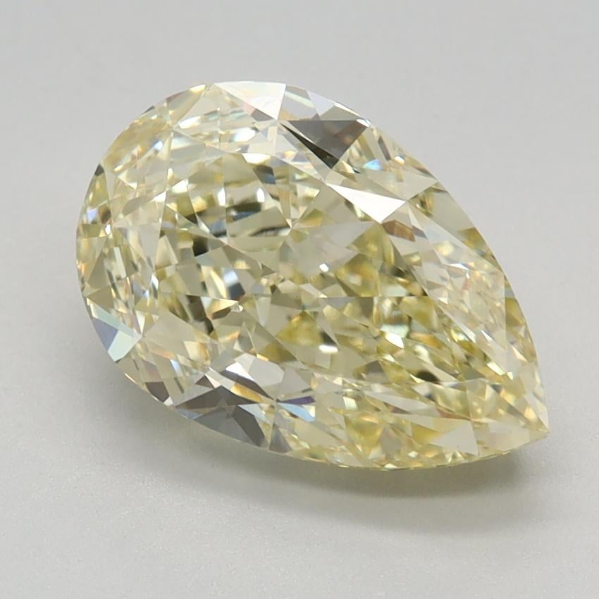 2.44 Ct. Fancy Yellow Pear Lab Grown Diamond