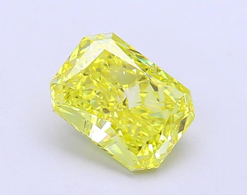 1.53 Ct. Fancy Vivid Yellow Radiant Lab Grown Diamond