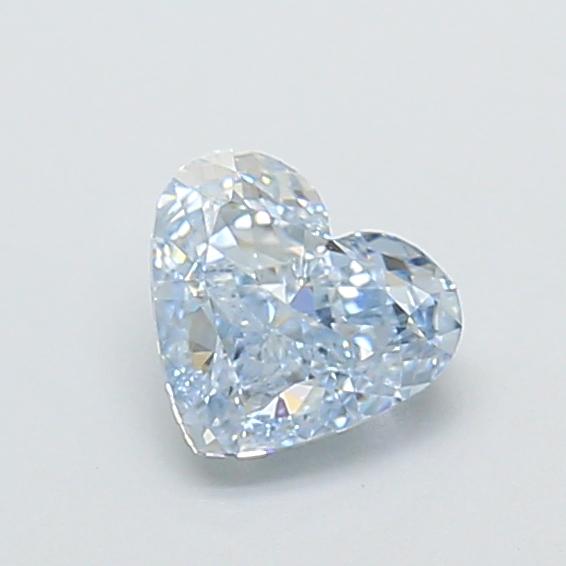 1.06 Ct. Fancy Intense  Blue Heart Lab Grown Diamond