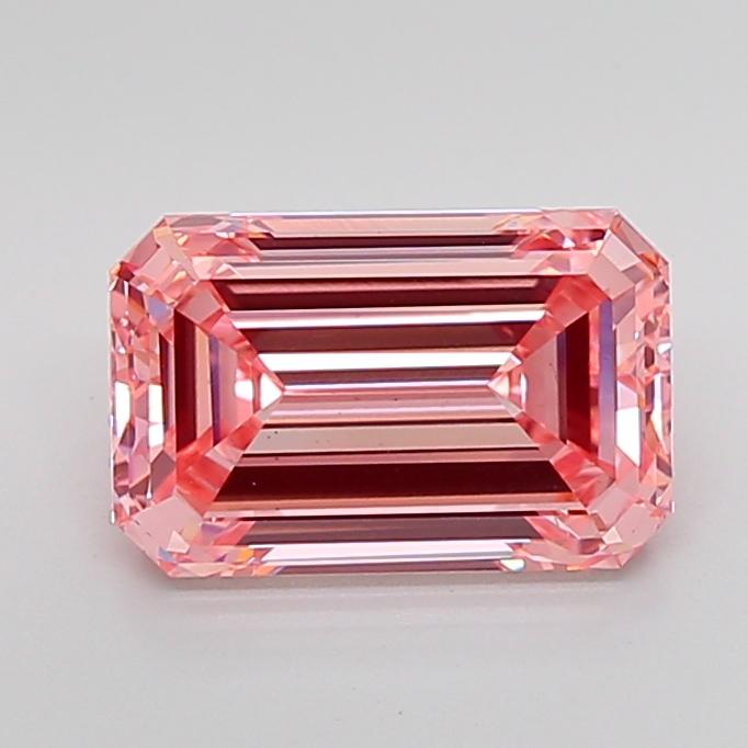 4.01 Ct. Fancy Intense Pink Emerald Lab Grown Diamond