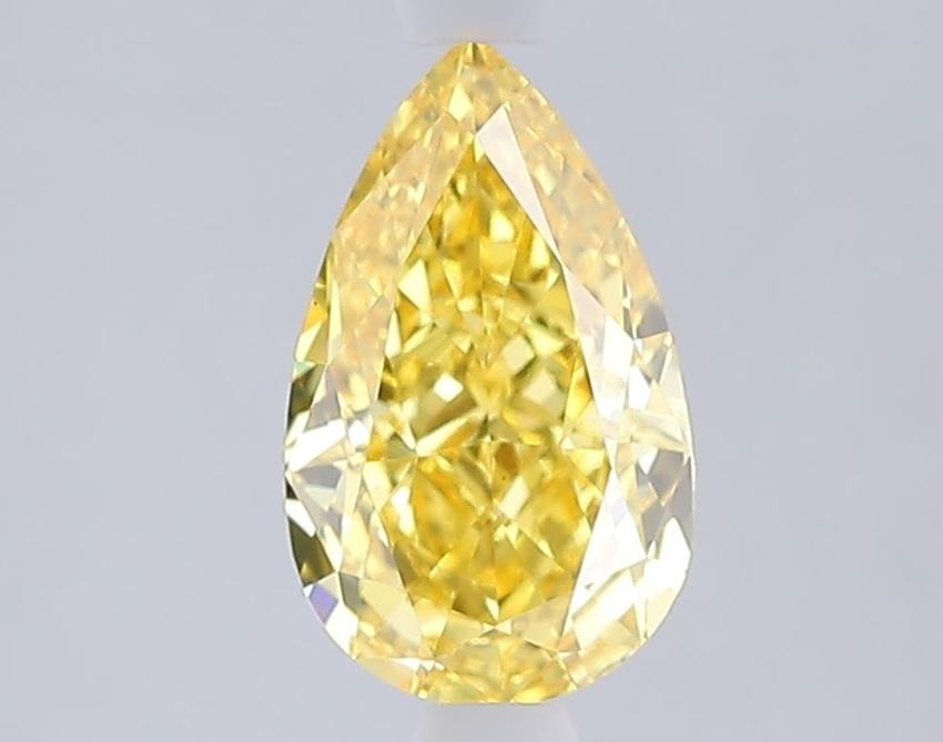 1.58 Ct. Fancy Vivid Yellow Yellow Pear Lab Grown Diamond