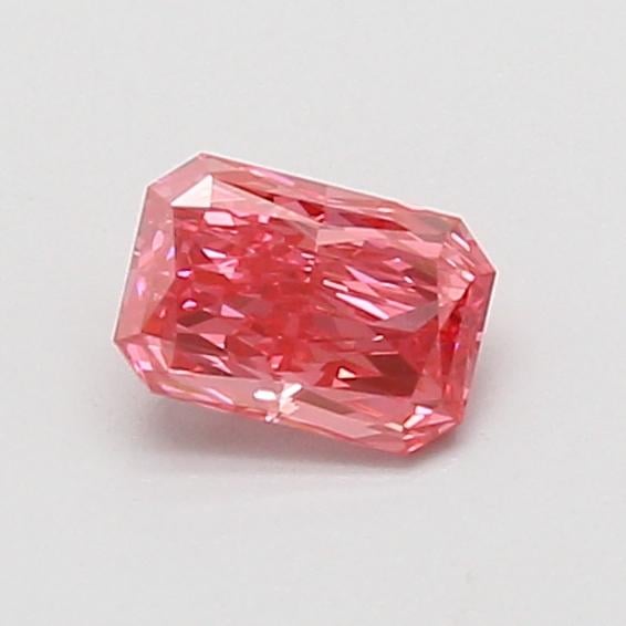 0.50 Ct. Fancy Vivid Pink Radiant Lab Grown Diamond