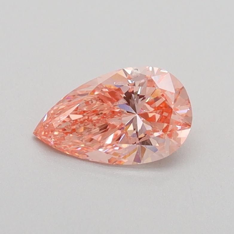 0.55 Ct. Fancy Vivid Pink Pear Lab Grown Diamond
