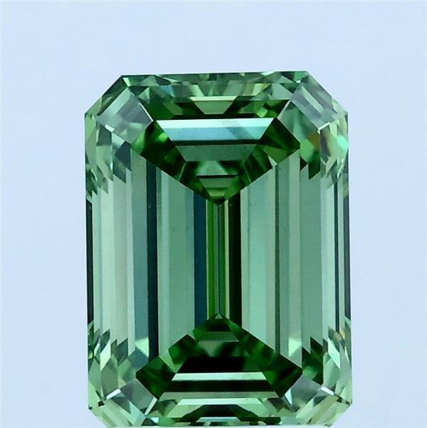 2.03 Ct. Fancy Green Emerald Lab Grown Diamond