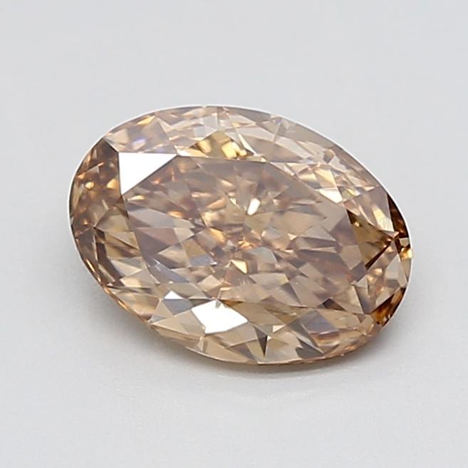 1.07 Ct. Fancy Light  Brown Oval Lab Grown Diamond